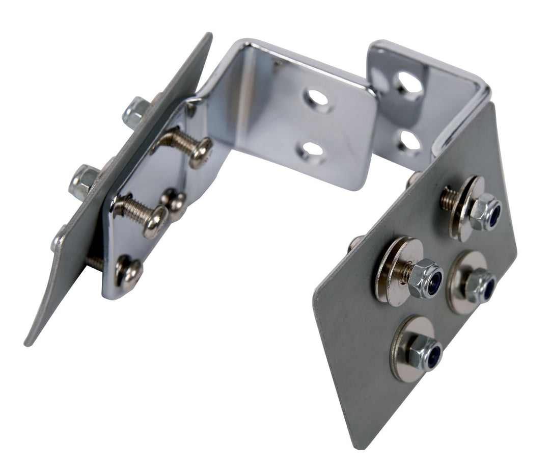 Latin Percezione Mount bracket Timbales per LP + Tito Puente shells + LP980 - LP981 LP981A LP982 stands - 2-Hole, Chrome (LP984)