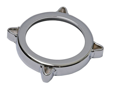 LPM931 anello inferiore 4 1/4" per minibonghi LPMC, cromato
