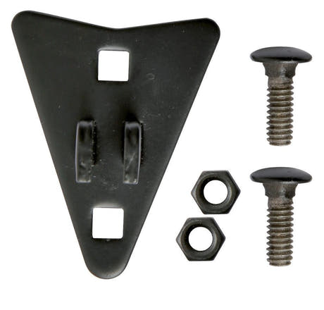Piastra laterale LP72FX-SP per djembè FX in PVC, 2 fori, nera