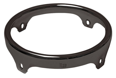 LP Highline EZ Curve anello per bonghi 8", 4 fori, nichel spazzolato (LPH423B)