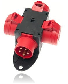 CEE Distributore 16A 1x5P -> 3x5P