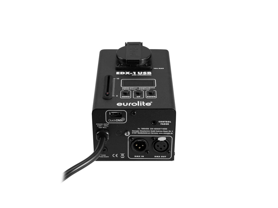 EUROLITE EDX-1 DMX USB Pacco dimmer