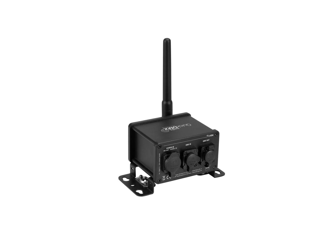 EUROLITE QuickDMX Trasmettitore/Ricevitore wireless per esterni