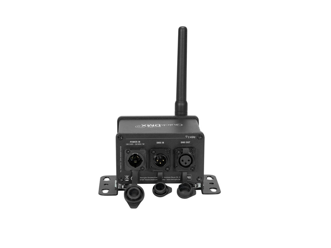 EUROLITE QuickDMX Trasmettitore/Ricevitore wireless per esterni
