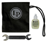 Latin Percussion accessori per tiranti e aste di tensione Accessory Pouch Pro con chiave di accordatura LP227A e LP238 Lug Lube (LP227E)