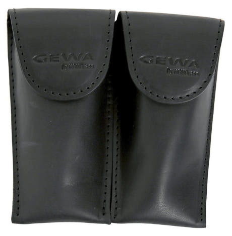 GEWA Crazy Horse Trumpet Double per 2 bocchini per tromba, nero