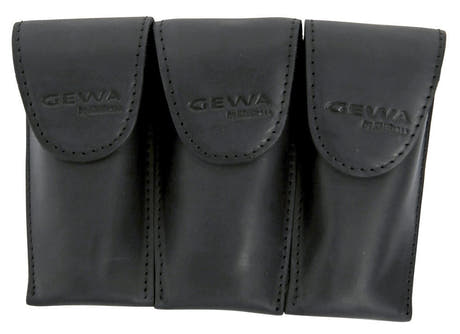 GEWA Crazy Horse Trumpet Triple per 3 bocchini per tromba, nero