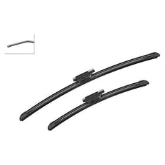 Set di spazzole tergicristallo flatblade Bosch Aerotwin A012S