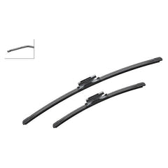 Set spazzole tergicristallo Bosch Aerotwin Flatblade A116S