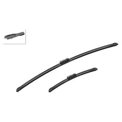 Set spazzole tergicristallo Bosch Aerotwin Flatblade A404S