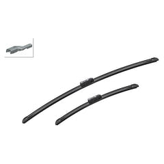 Set spazzole tergicristallo Bosch Aerotwin Flatblade A414S