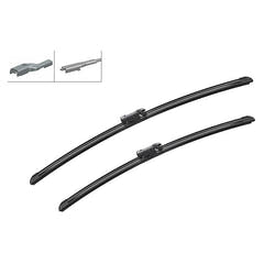 Set di spazzole tergicristallo Bosch Aerotwin Flatblade A966S - MA2.2