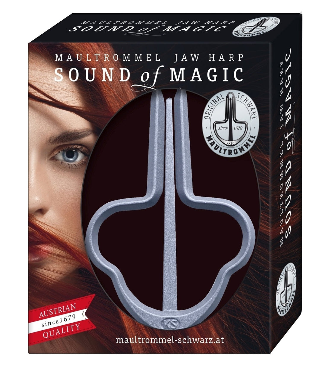 Original Schwarz Arpa ebraica JOY HARP - 82mm, No. 15