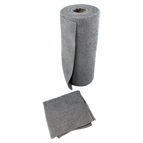 Panni in microfibra su rotolo, 30x30cm, 180gsm, 50 pezzi