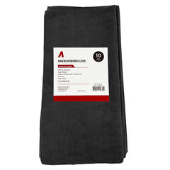 Panno in microfibra, 40x40cm, 330gsm, 10 pezzi Nero
