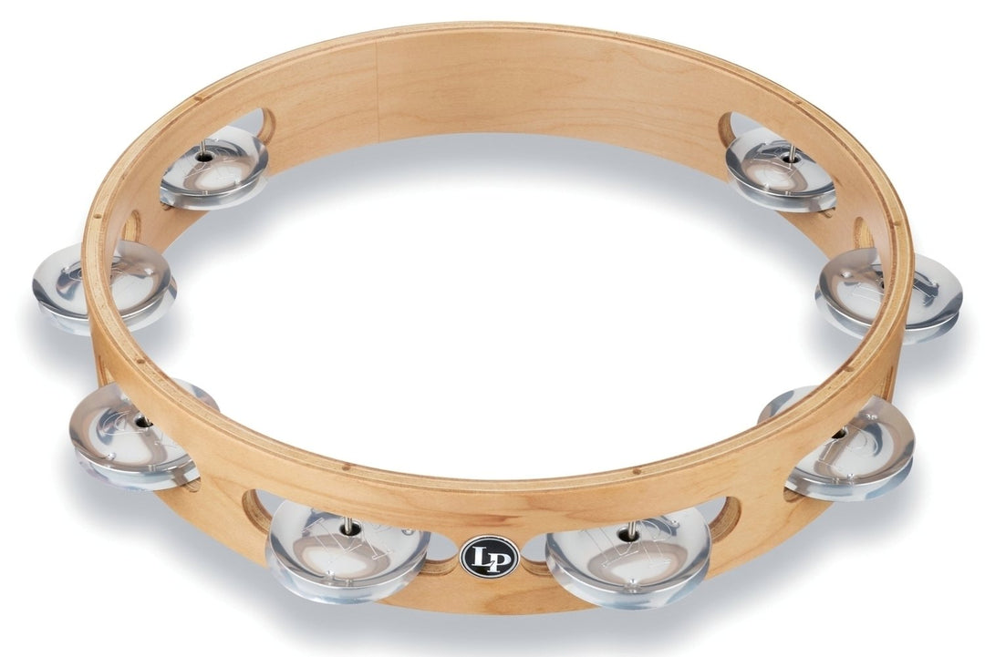 Latin Percussion Tamburello Pro 10 in a fila singola - Alluminio (LP380A-AL)