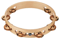 Latin Percussion tamburello Pro 10 in Single Row Tambourin - Bronze (LP380A-BZ)