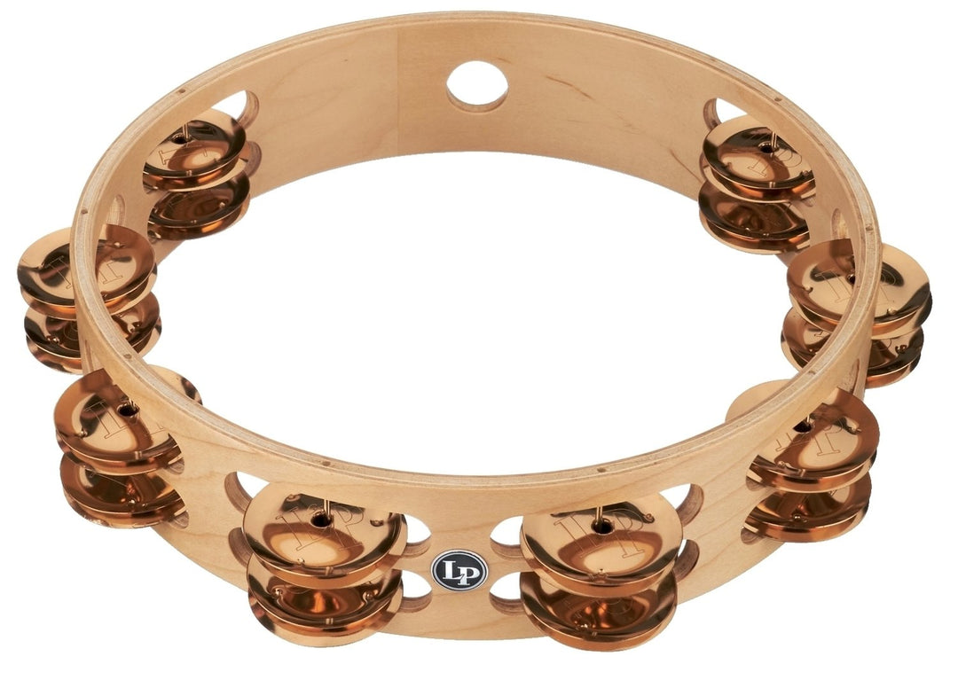 Latin Percussion Tamburello Pro 10 in a doppia fila - LP380B-BZ (LP380B-BZ)