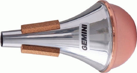 Tom Crown Gemini sordina straight per trombe, base in rame