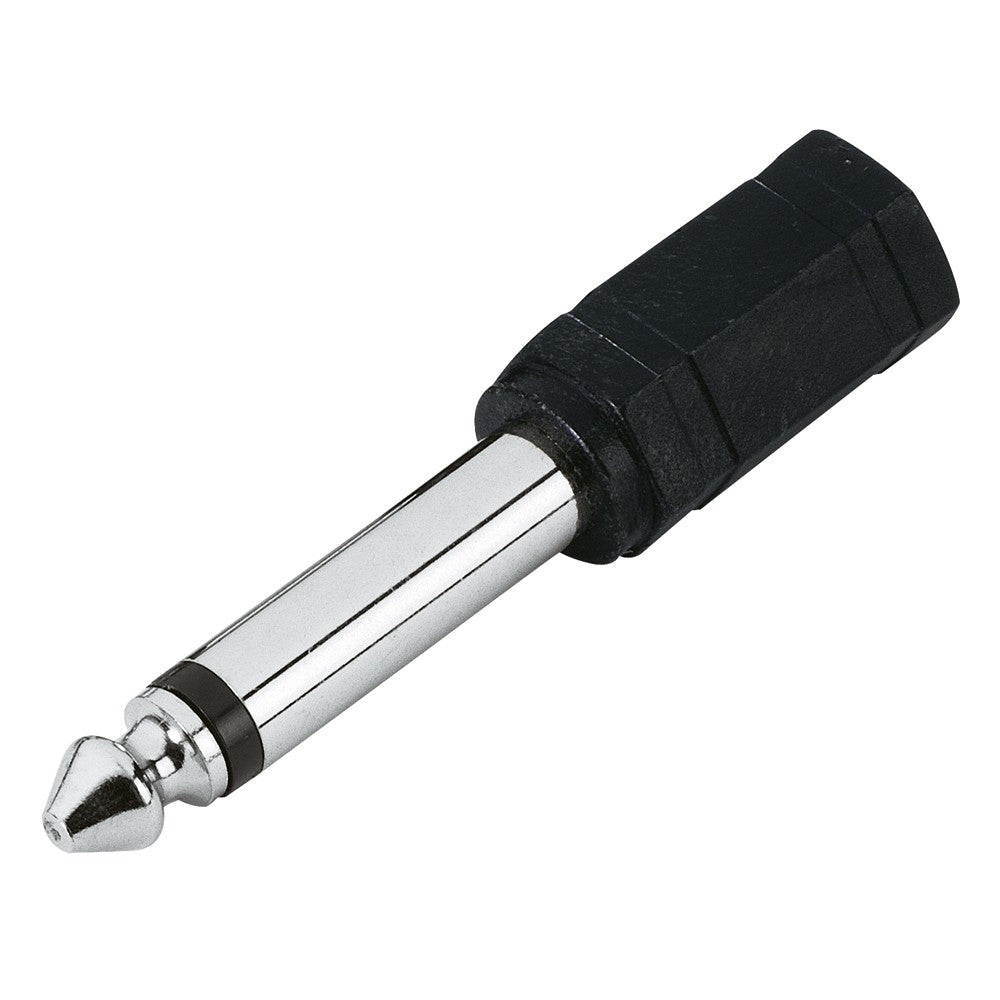 Adattatore Jack Mono Femmina 3.5 mm a Jack Mono 6.3 mm