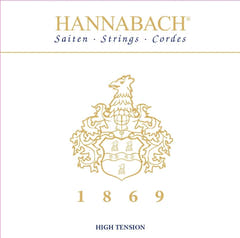 Hannabach Strings for classic chitarre Serie 1869 Carbon/Gold HT - Set (1869HT)