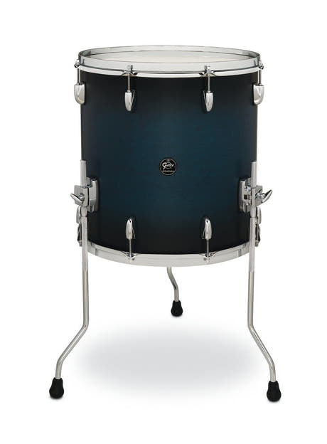 Gretsch Renown Maple tom a terra 16" x 16", Satin Antique Blue Burst
