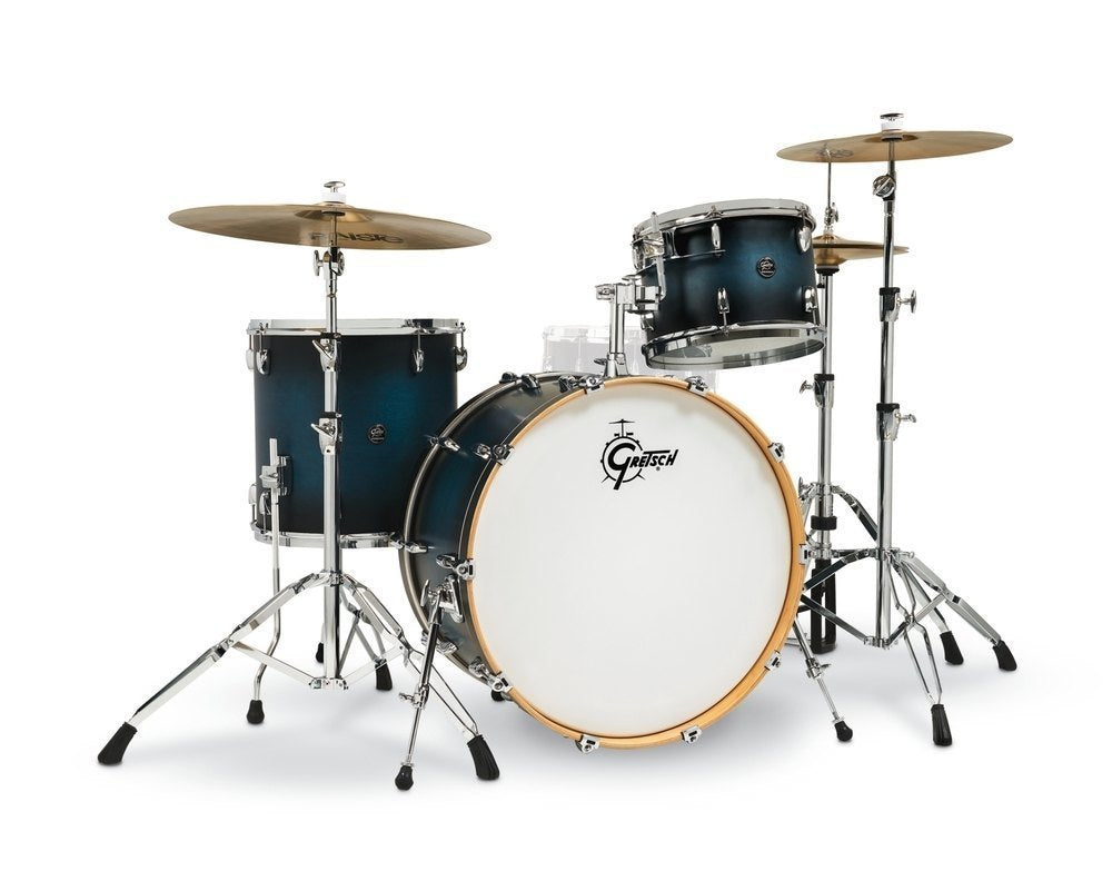 Gretsch Renown Maple 3-delt shell set 24", Satin Antique Blue Burst