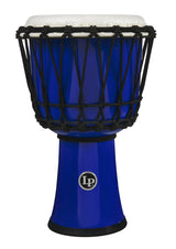 Latin Percussion Djembe World 7-inch con corde, Circle - blu (LP1607BL)