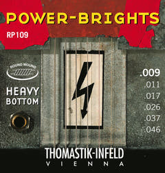 Corde Thomastik-Infeld per Chitarre elettrica serie Power Brights - set 009 heavy (RP109)