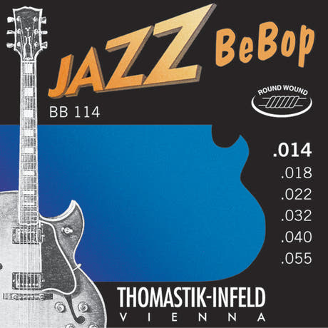Thomastik-Infeld Jazz BeBop BB114 set per chitarra elettrica roundwound, Medium