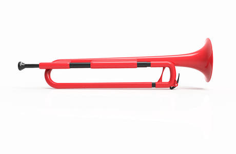 pBugle Bb-fanfara in plastica, rosso