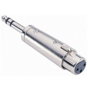 Adattatore Audio Stik 6.3 mm Jack Stereo Maschio a XLR Femmina