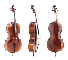 GEWA Allegro violoncello 3/4, regolato con piroli Wittner