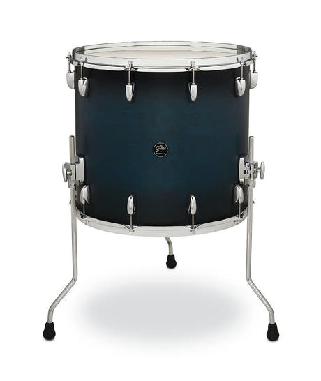Gretsch Renown Maple timpano da pavimento 18" x 16", Satin Antique Blue Burst