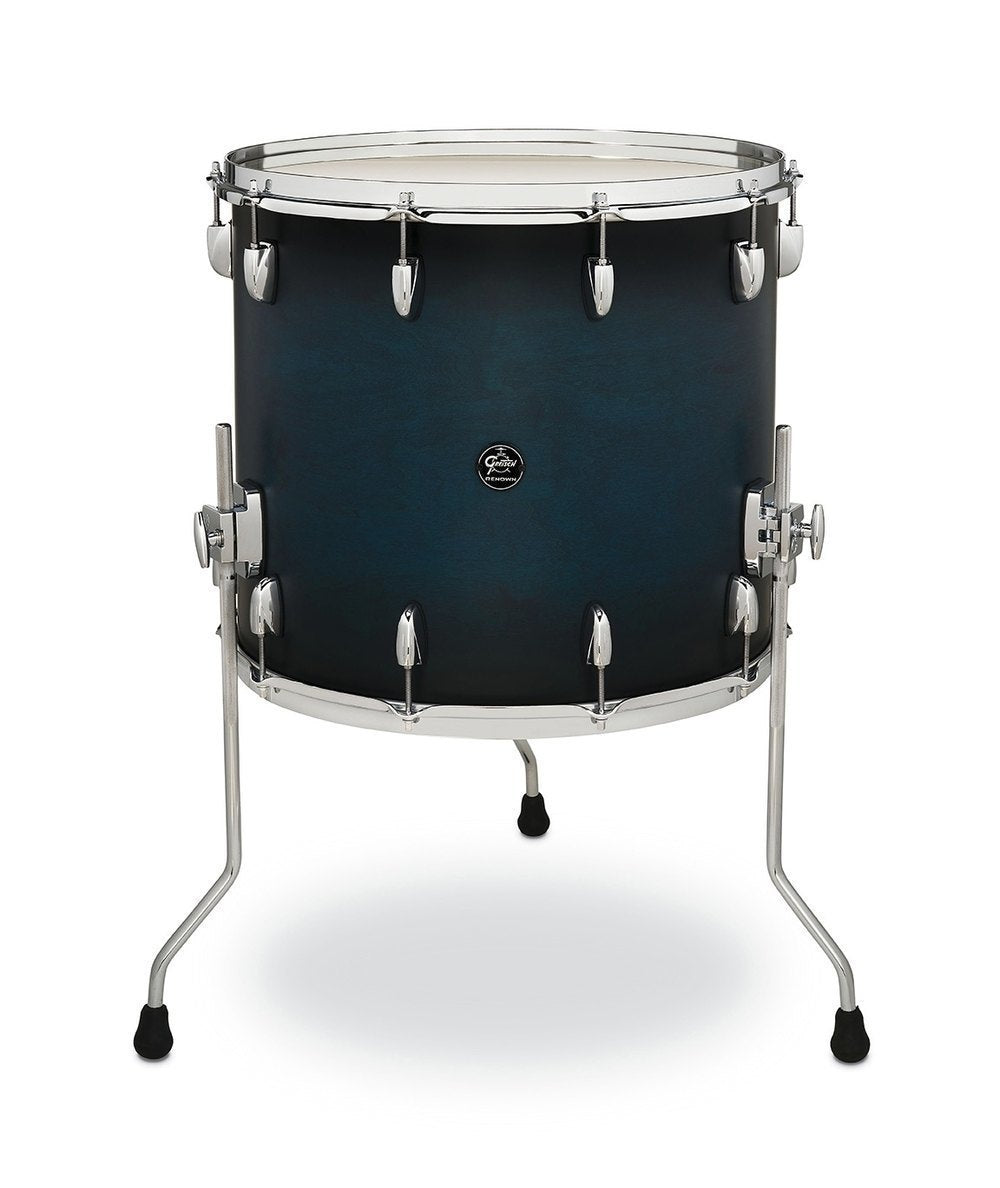 Gretsch Renown Maple timpano da pavimento 18" x 16", Satin Antique Blue Burst