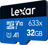 Lexar 633X microSDHC/SDXC Micro SD kort (32 GB)