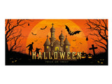 Halloween-banner Haunted House, XXL, 400x180 cm