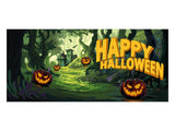Halloween-banner Haunted Forest, XXL, 400x180 cm