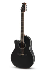 Ovation E-Acoustic Guitar Celebrity CS Standard Mid Cutaway - Black (CS24L-5G-G)