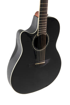 Ovation Chitarra E-Acoustic Celebrity CS Standard Mid Cutaway - Black (CS24L-5G-G)