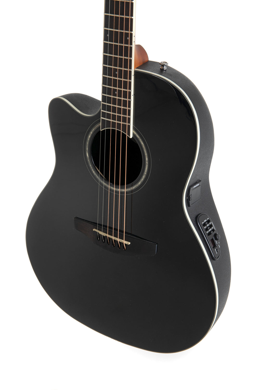 Ovation Chitarra E-Acoustic Celebrity CS Standard Mid Cutaway - Black (CS24L-5G-G)
