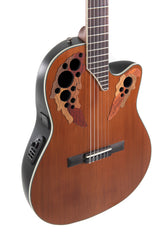 Ovation E-Acoustic classical guitar Celebrity MS Classic Nylon - Natural Gloss (CE44C-4A-G)