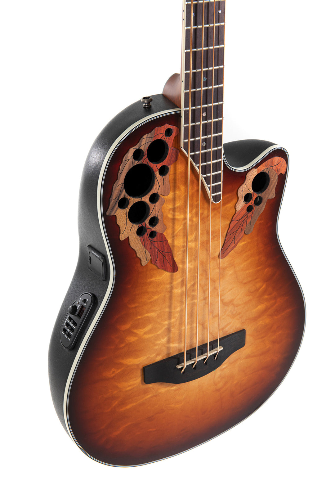 Ovation Basso E-Acoustic Celebrity E-Acoustic bass a 4 corde - Cognac Burst (CEB44X-7C-G)