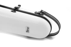 GEWA Polycarbonate 1.8 custodia sagomata per violini 4/4, bianca