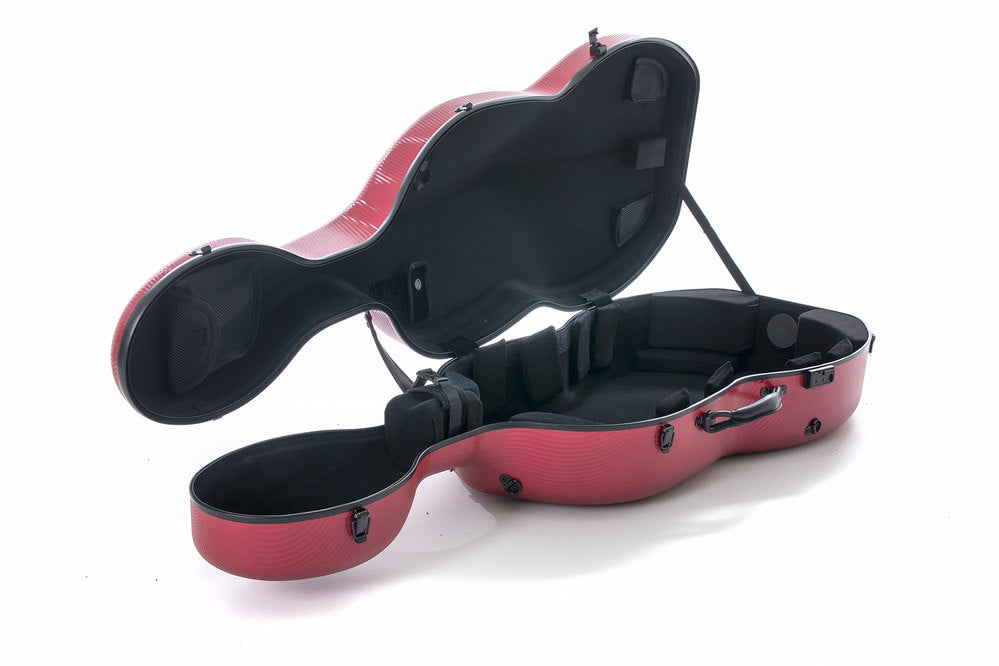 GEWA custodia per violoncello Polycarbonate 4.6 4/4, rossa