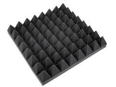 Schiuma acustica OMNITRONIC, Pyramid 100mm, 50x50cm