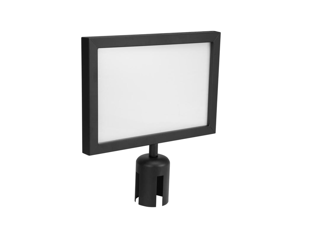 EUROLITE Cartello per barriera Eurolite 317x215 bk