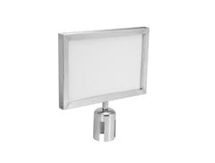 EUROLITE Cartello per Eurolite Barrier 317x215 argento