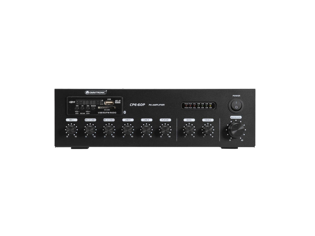 Amplificatore di missaggio PA OMNITRONIC CPE-60P