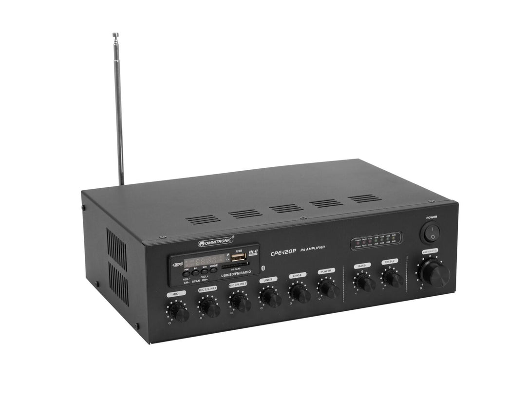 OMNITRONIC CPE-120P Amplificatore di missaggio PA